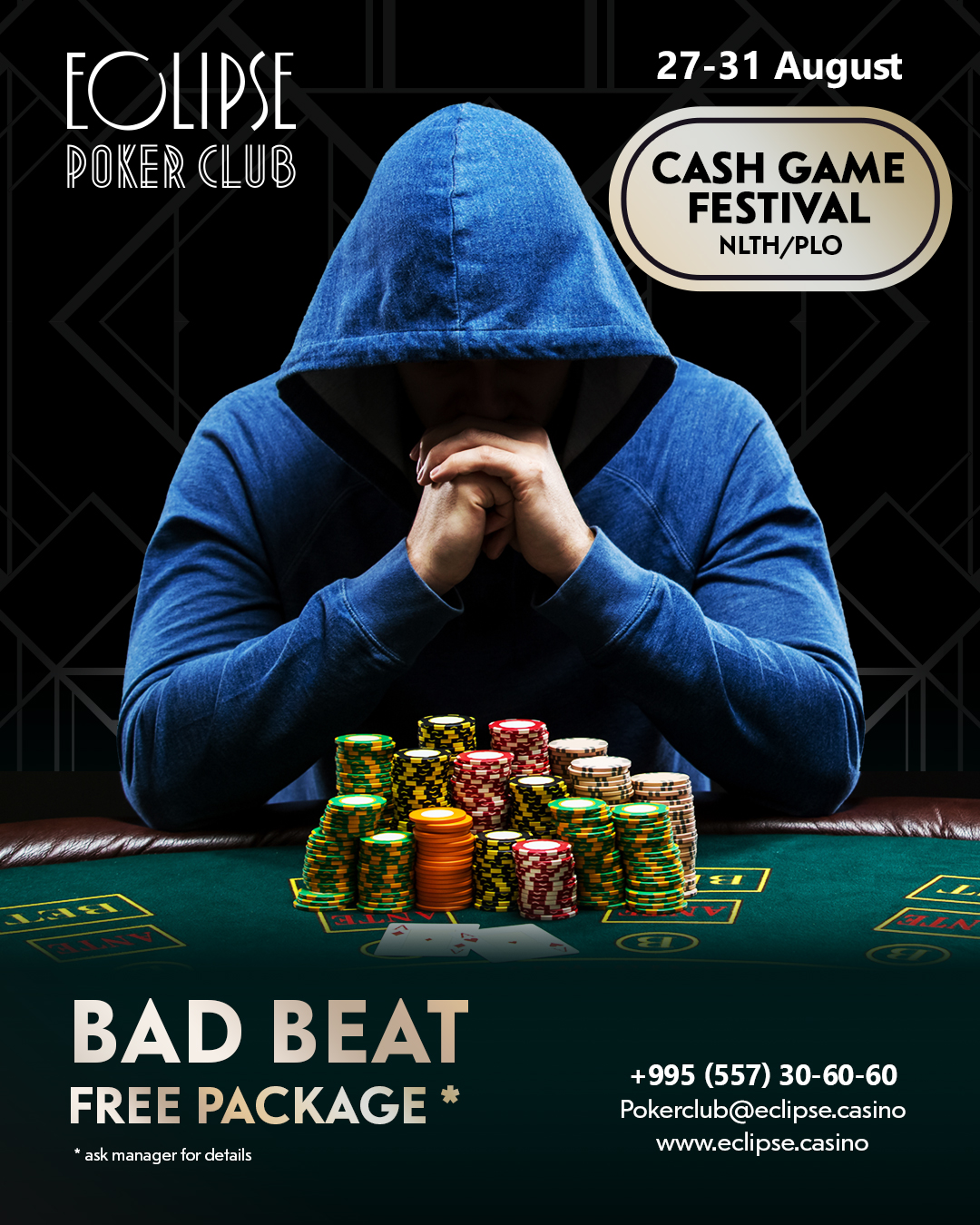 Cash Game Festival in Batumi | Eclipse, 27 - 31 AUG 2025