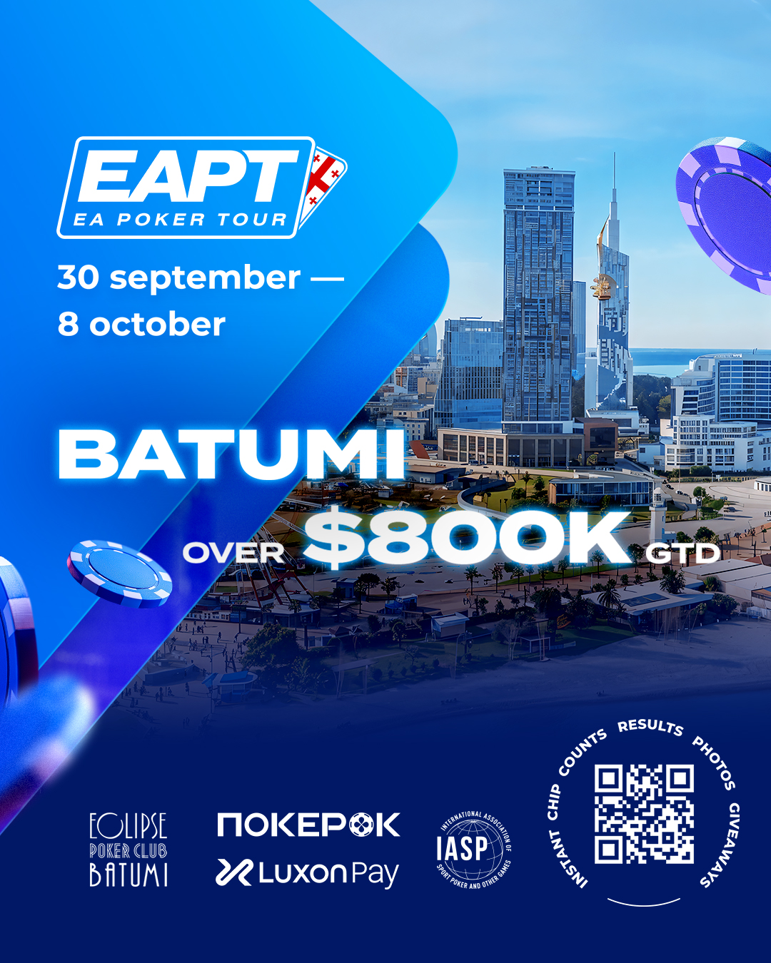 EA Poker Tour / EAPT | Batumi, Georgia, 30 SEP - 08 OCT 2025