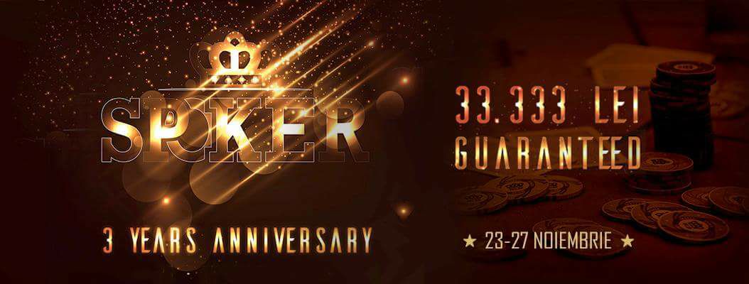 3 Years Anniversary Tournament 33.333 Ron GTD!
