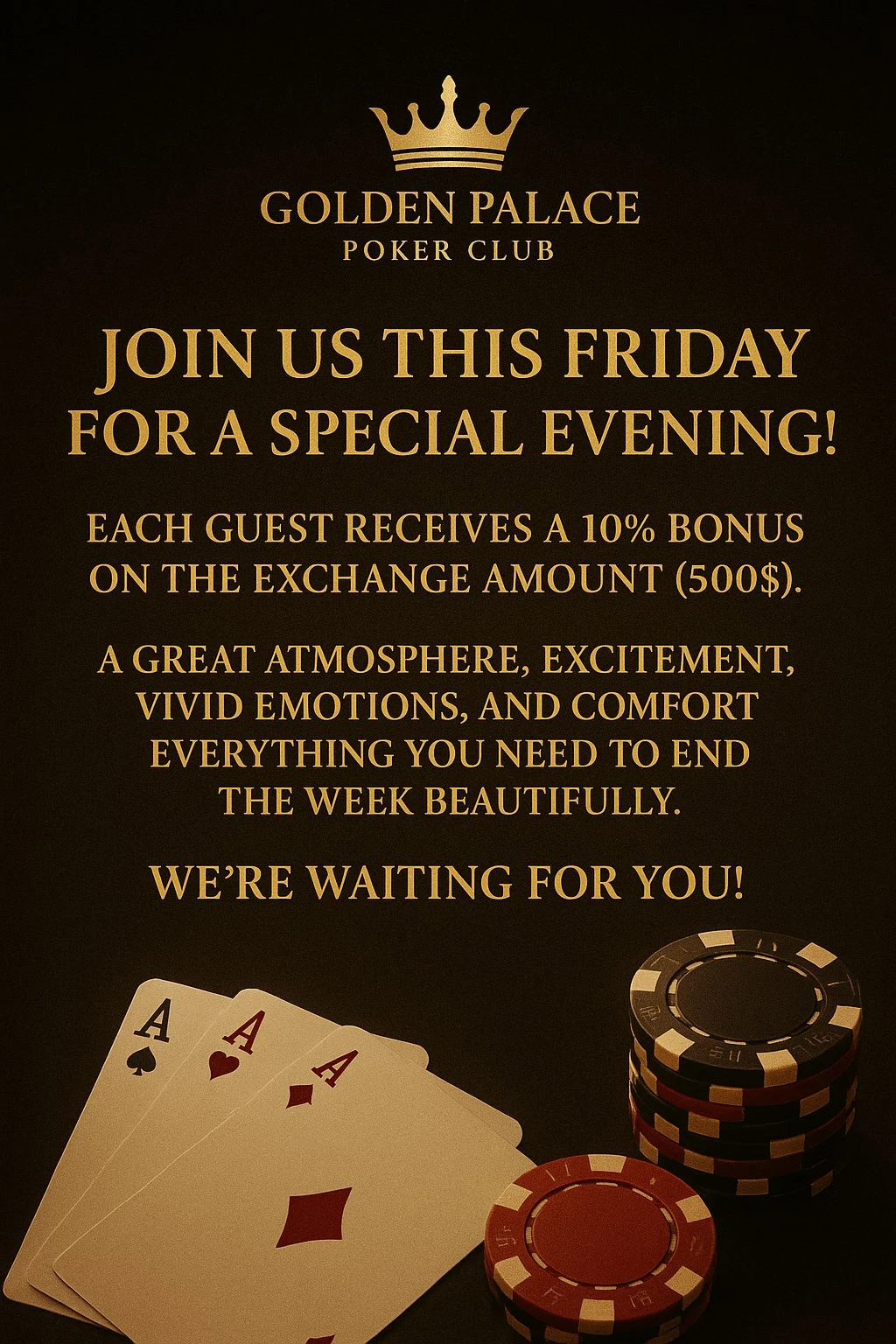 Golden Poker Club Batumi | Everyday from 19:30