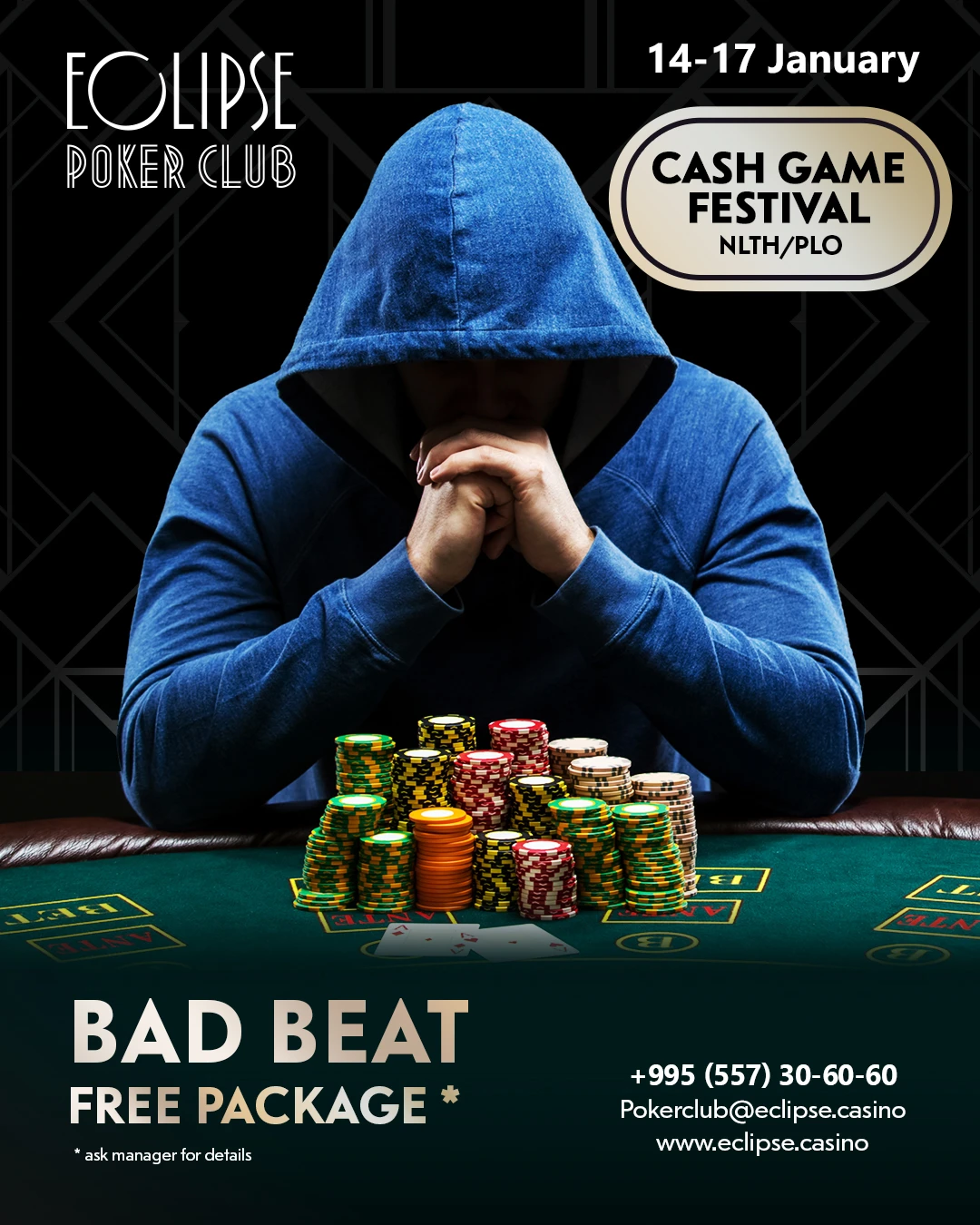 Cash Game Festival in Batumi | Eclipse, 14 - 17 JAN 2026