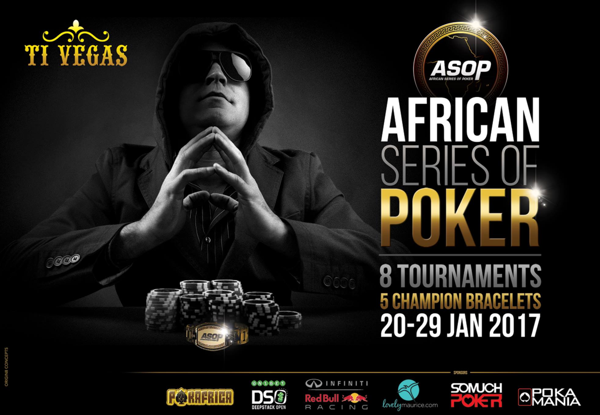 20 - 29 Jan - African Series of Poker