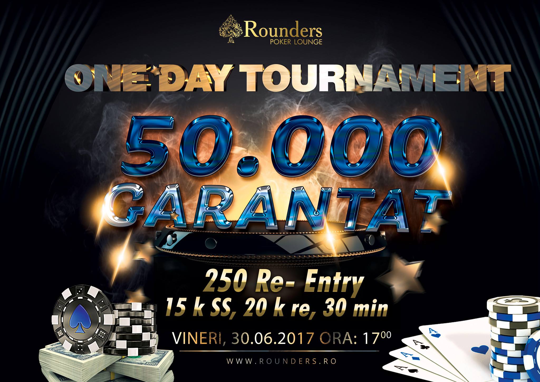 30.06 - One Day Tournament - Rounders Poker Lounge