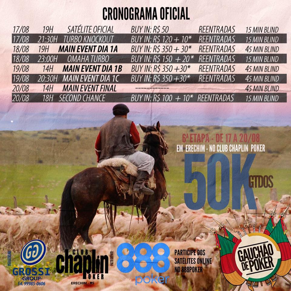 17 - 20 August - Cronograma Oficial