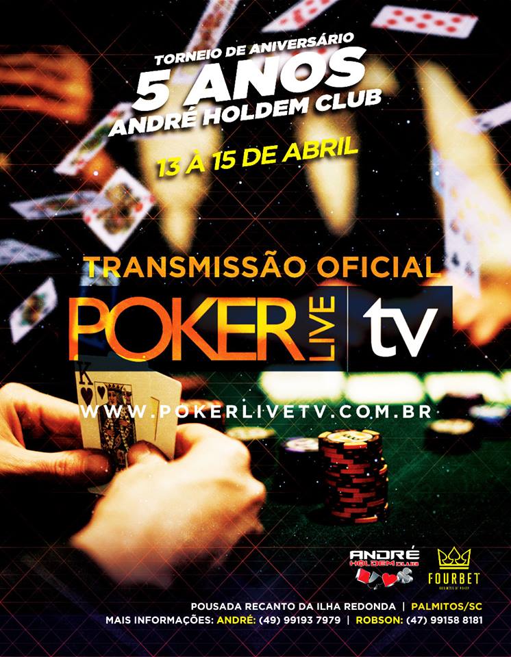 13 A 15 DE ABRIL TORNEO DE ANIVERSARIO 5 ANOS ANDRE HOLDEM CUB