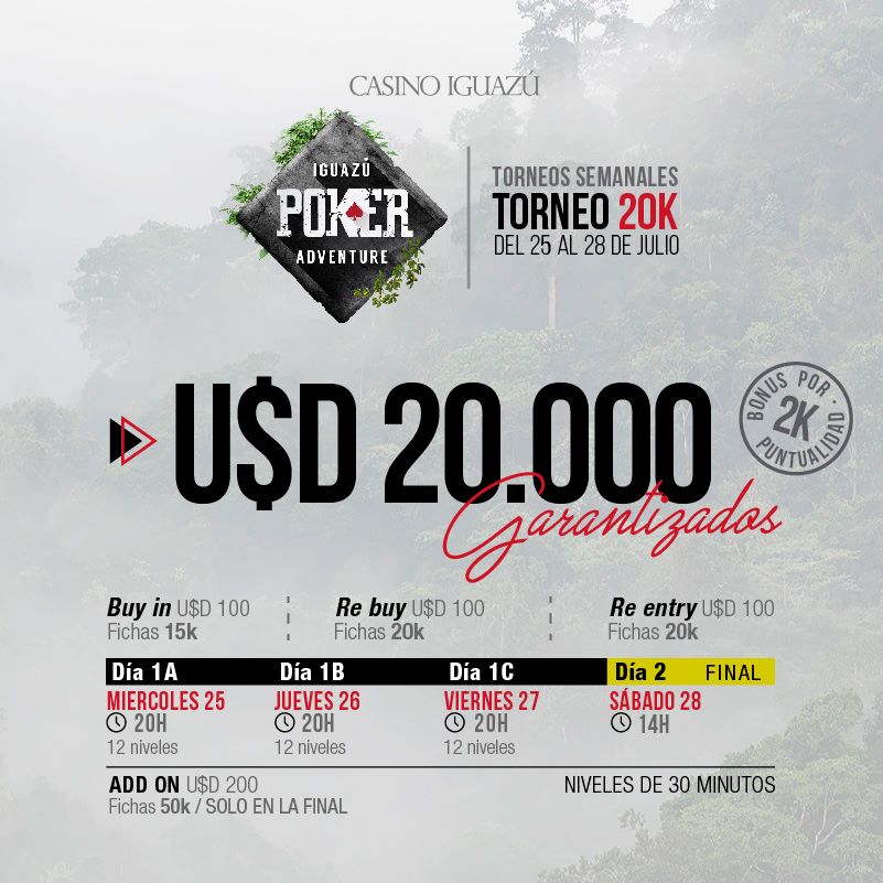 Torneios Semanais DEL 25 AL 28 DE JULIO