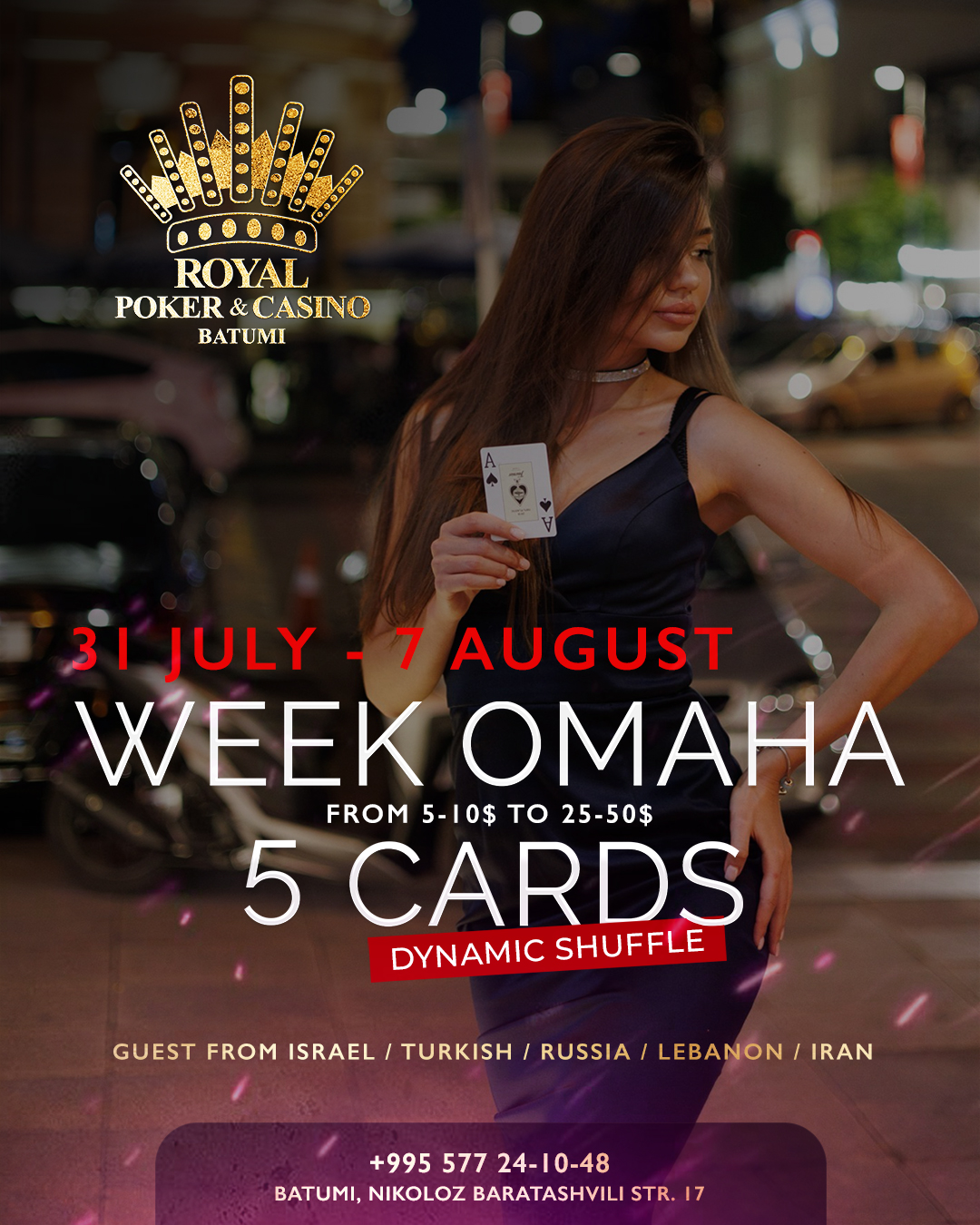 Royal Club Batumi | Week Omaha 5-Cards | Batumi, 31 July - 7 August 2023
