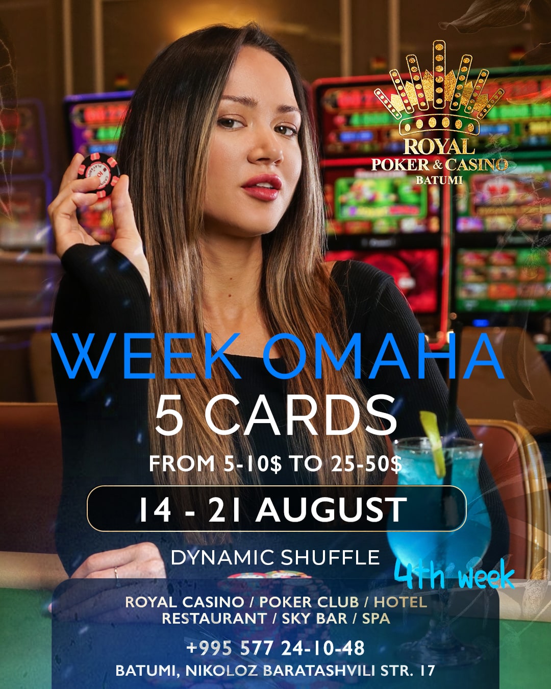 Royal Club Batumi | Week Omaha 5-Cards | Batumi, 14 - 21 August 2023