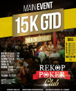 16 A 20 DE MAIO MAIN EVENT 15K GTD