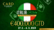 ITALIA PLAY | Bratislava, 27 FEB - 06 MARCH 2023 | €400.000 GTD